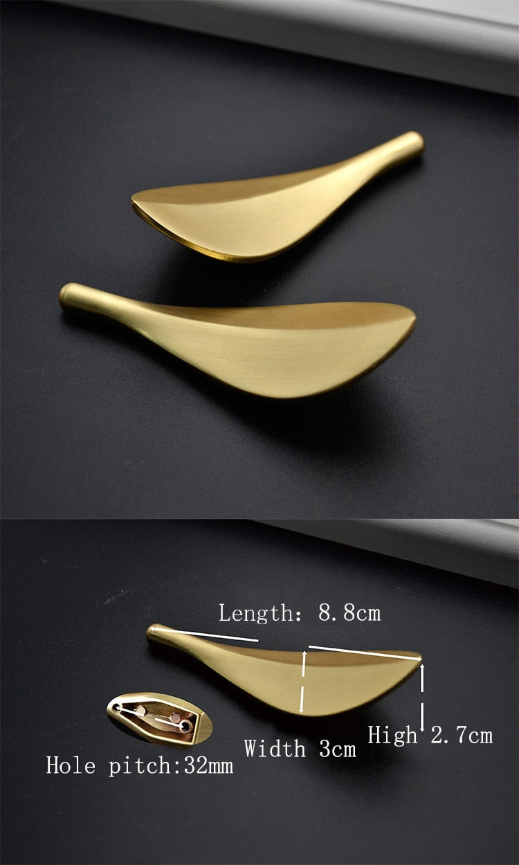 Leaf cabinent knobs