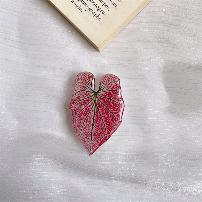Leaf caladium pop sockets