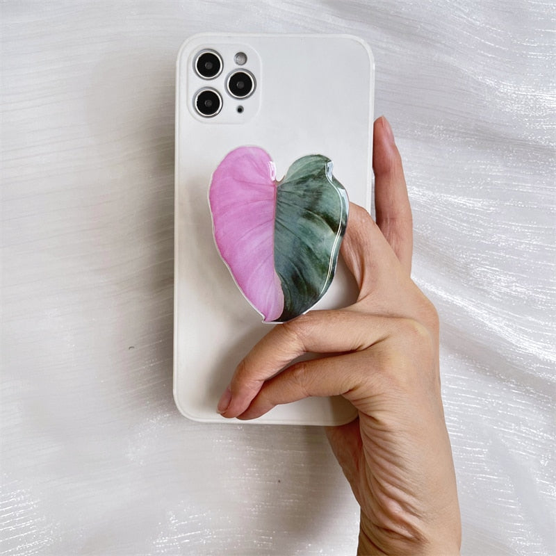 Leaf caladium pop sockets