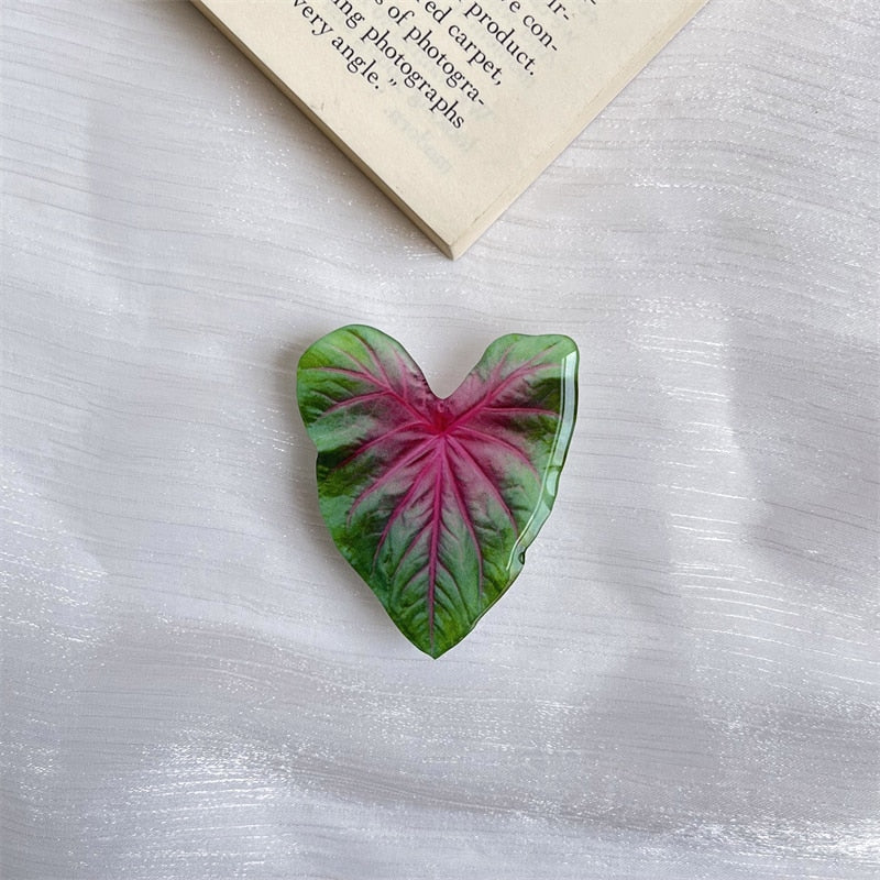 Leaf caladium pop sockets