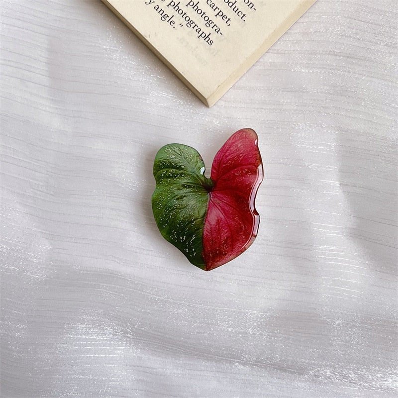 Leaf caladium pop sockets