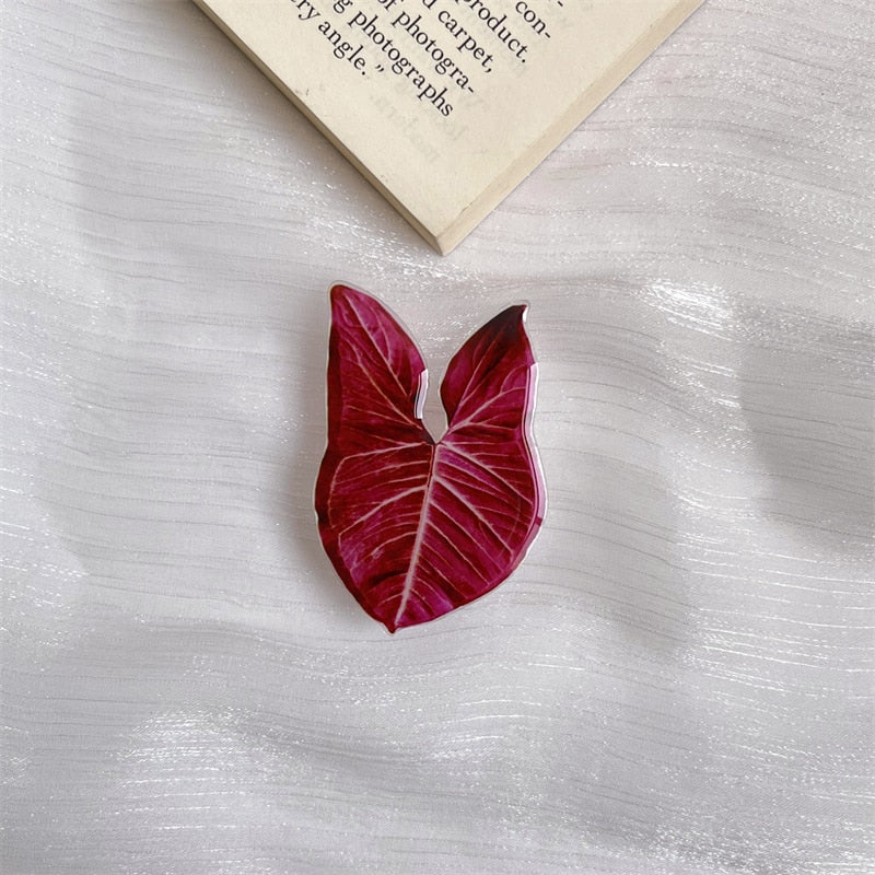 Leaf caladium pop sockets