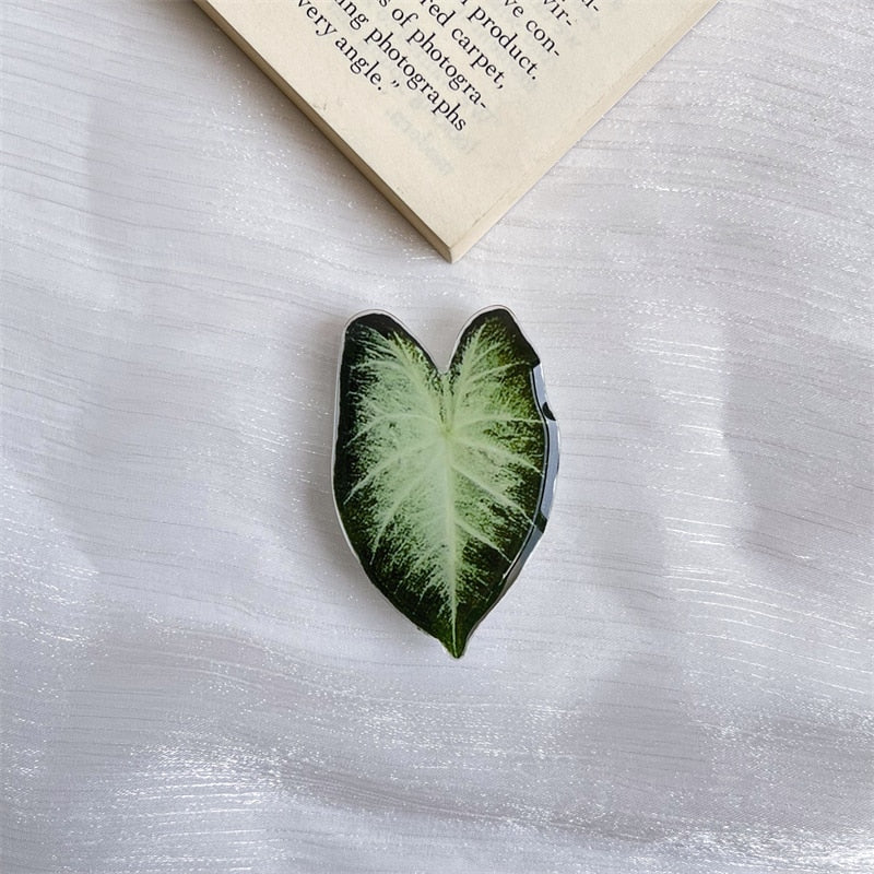 Leaf caladium pop sockets