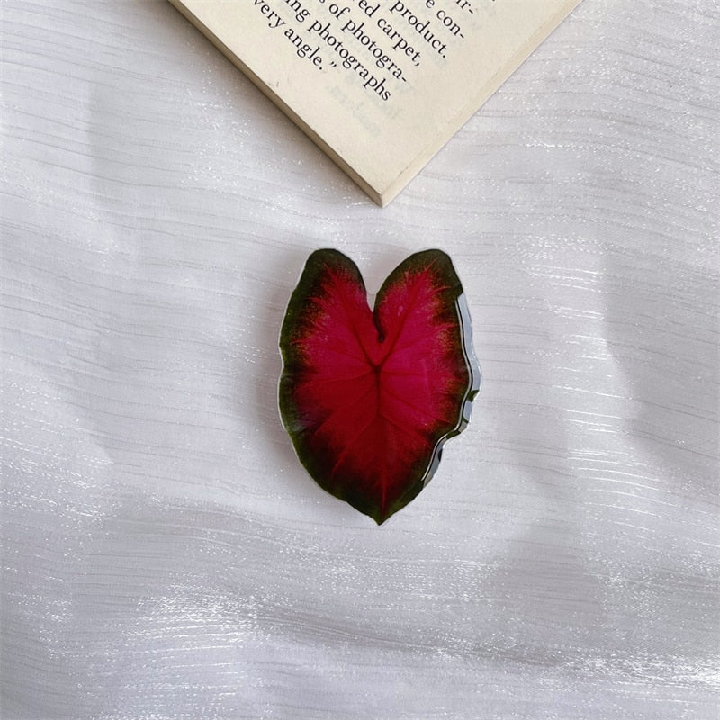 Leaf caladium pop sockets