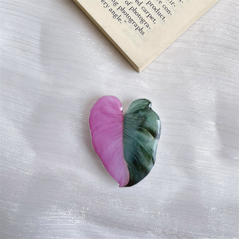 Leaf caladium pop sockets