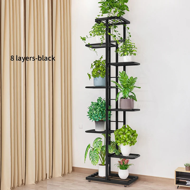 Multi level plant shelf