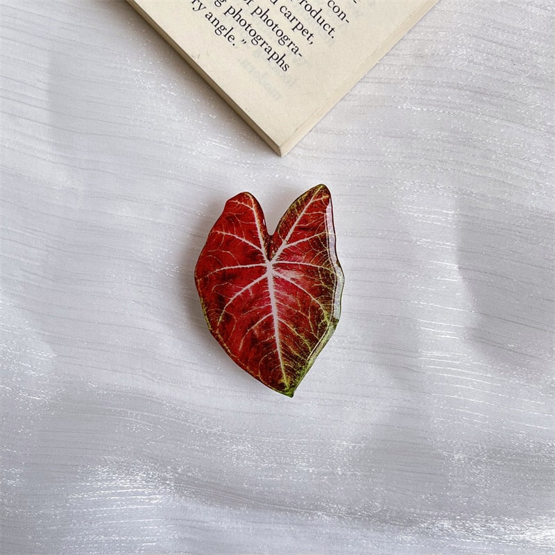 Leaf caladium pop sockets
