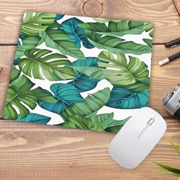 Leaves print mouse Pad