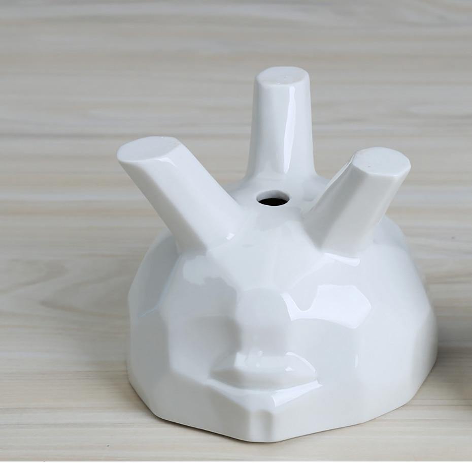 Abstract half face mini pots - Leaf and Leisure