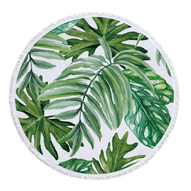 Beach Towel with Bag - Leaf and Leisure