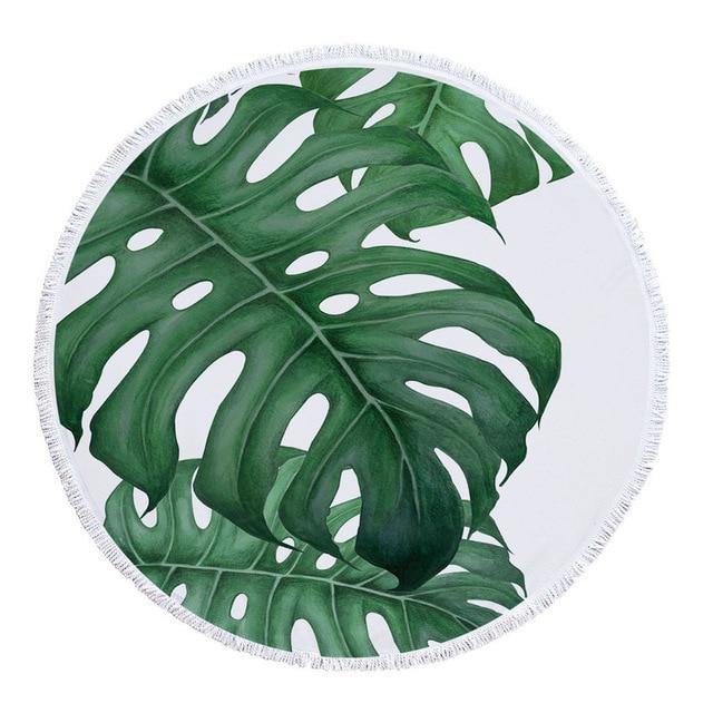 Beach Towel with Bag - Leaf and Leisure