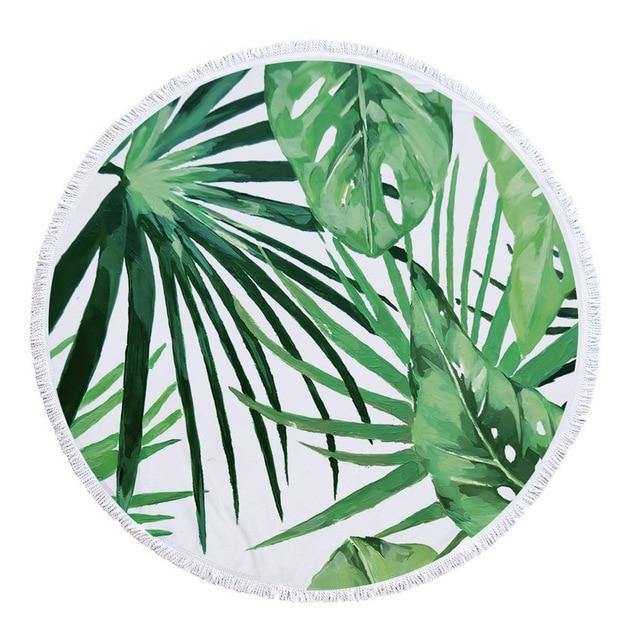 Beach Towel with Bag - Leaf and Leisure