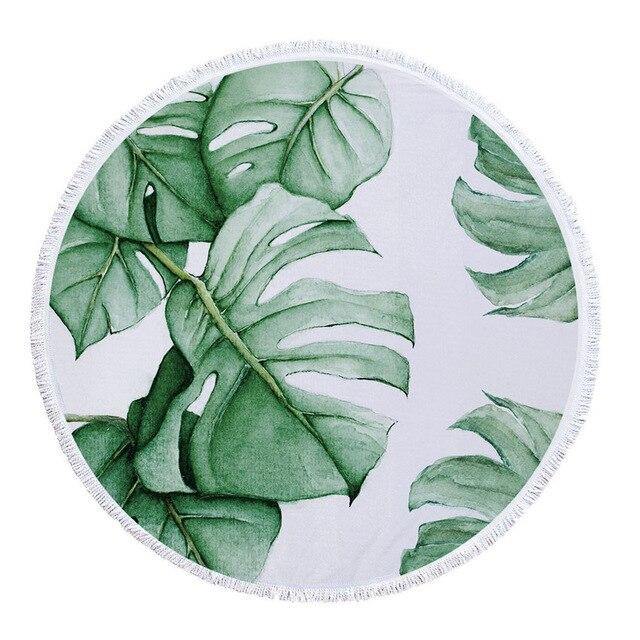 Beach Towel with Bag - Leaf and Leisure