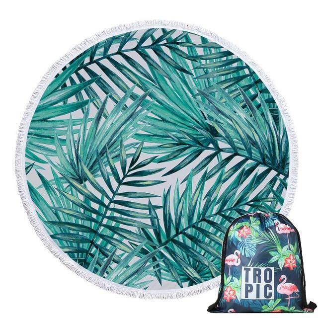 Beach Towel with Bag - Leaf and Leisure