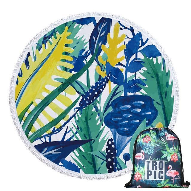 Beach Towel with Bag - Leaf and Leisure