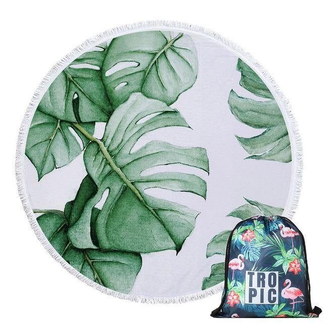 Beach Towel with Bag - Leaf and Leisure