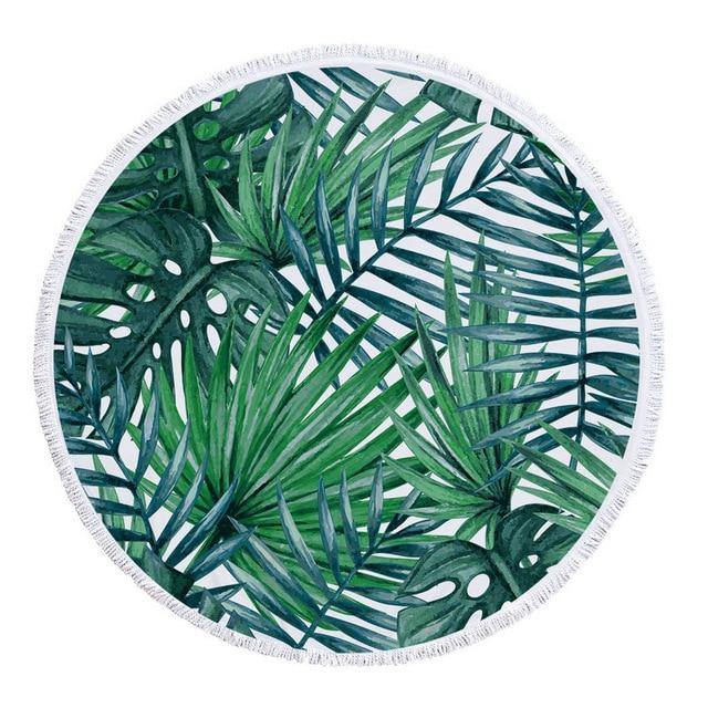 Beach Towel with Bag - Leaf and Leisure