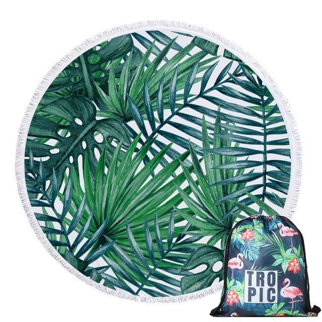 Beach Towel with Bag - Leaf and Leisure