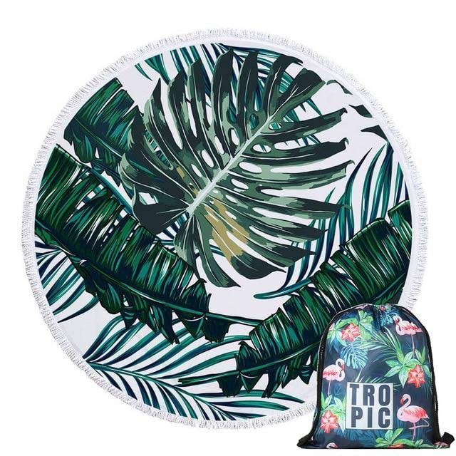 Beach Towel with Bag - Leaf and Leisure