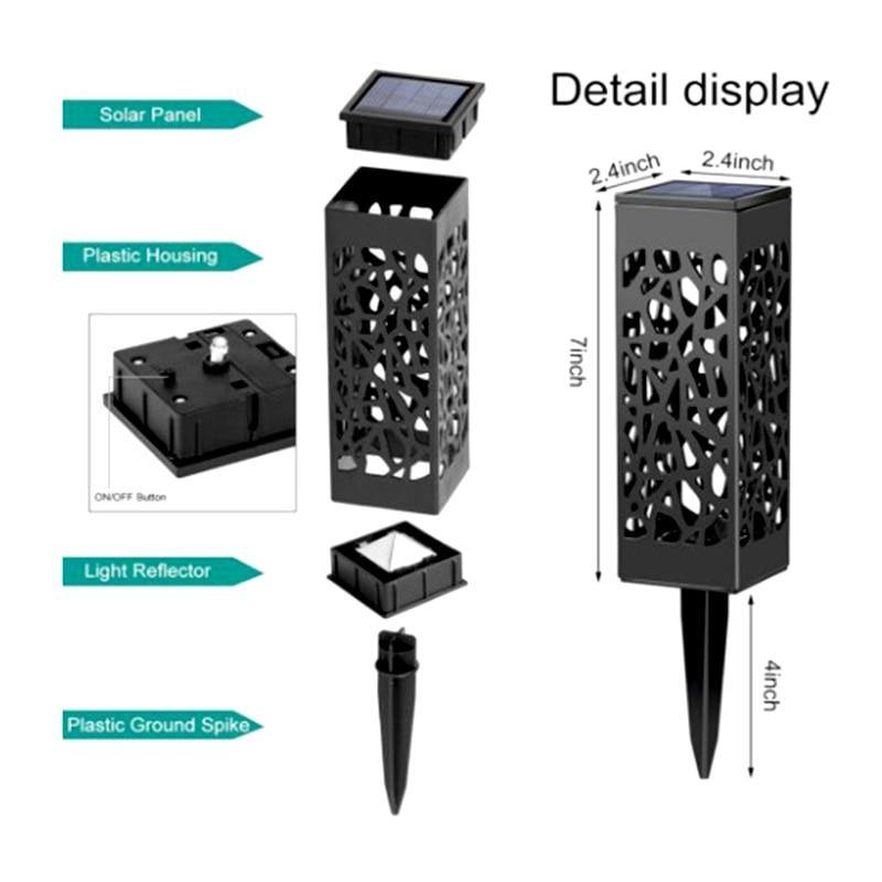 Garden LED solar ground lights - Leaf and Leisure