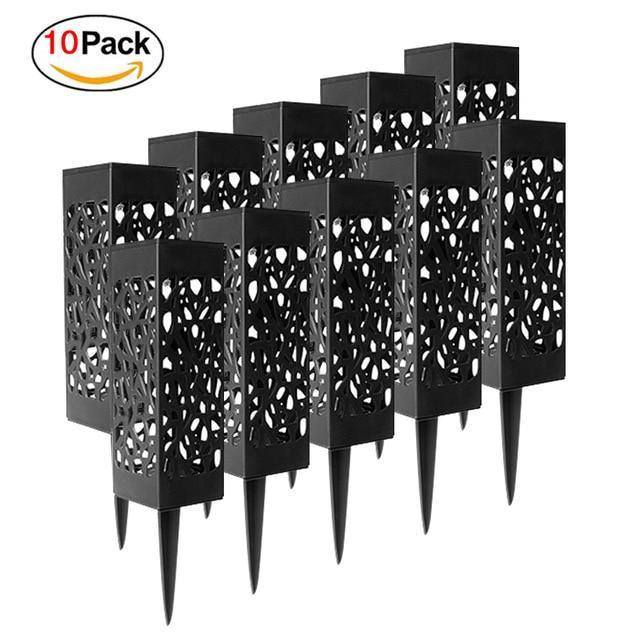 Garden LED solar ground lights - Leaf and Leisure