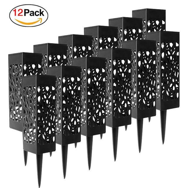 Garden LED solar ground lights - Leaf and Leisure