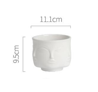 Man Face Pot - Leaf and Leisure