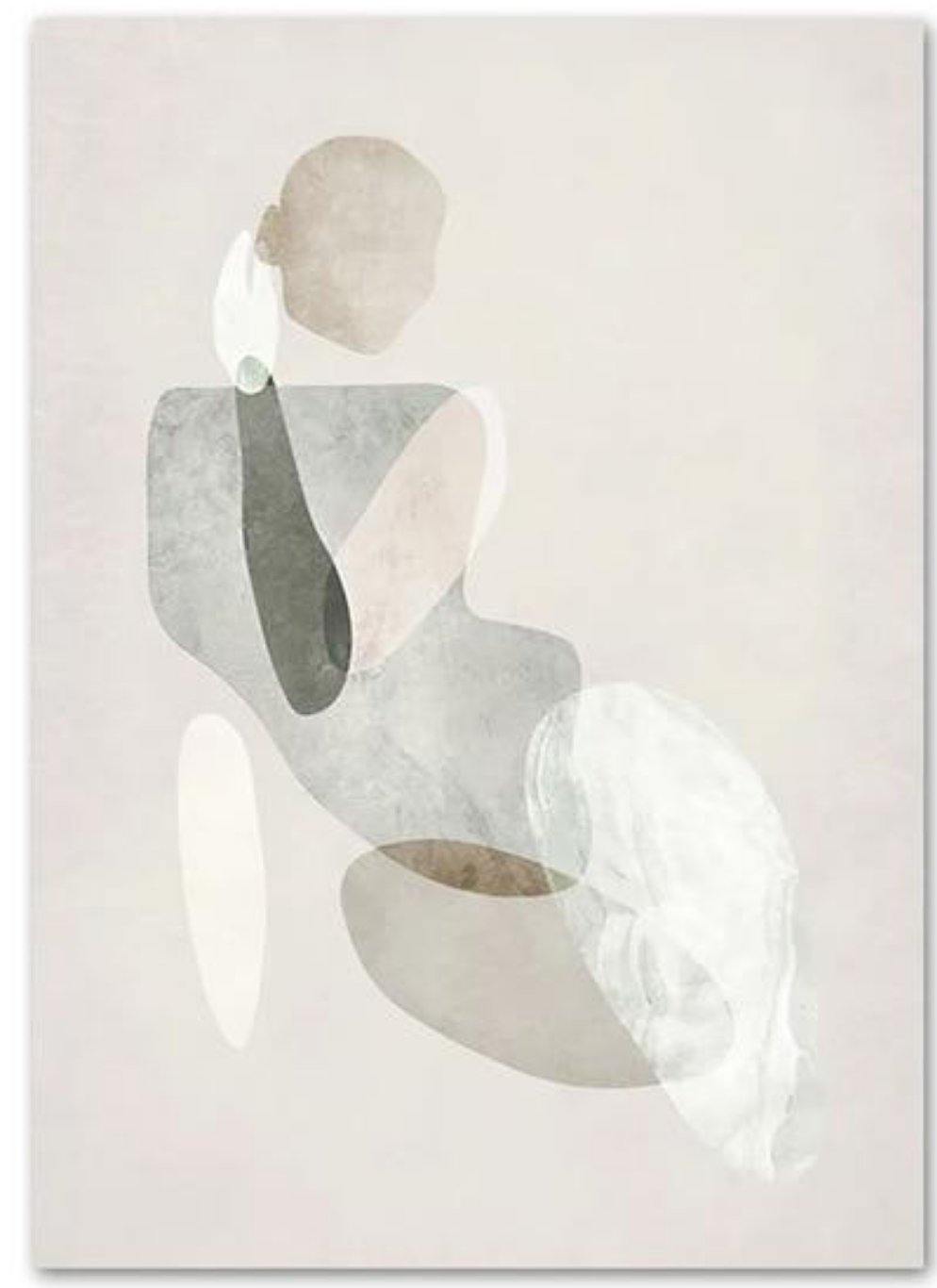 Abstract canvas wall art - Leaf and Leisure