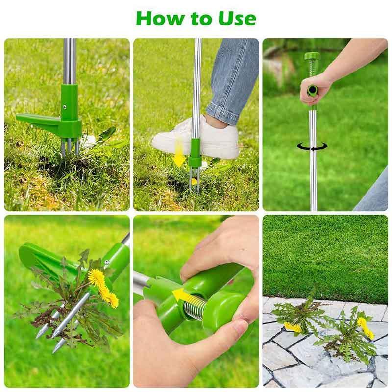 Long Handle Weed Remover - Leaf and Leisure