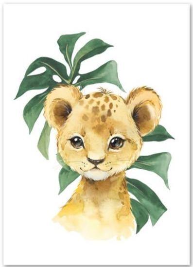 Kids room canvas art - Leaf and Leisure