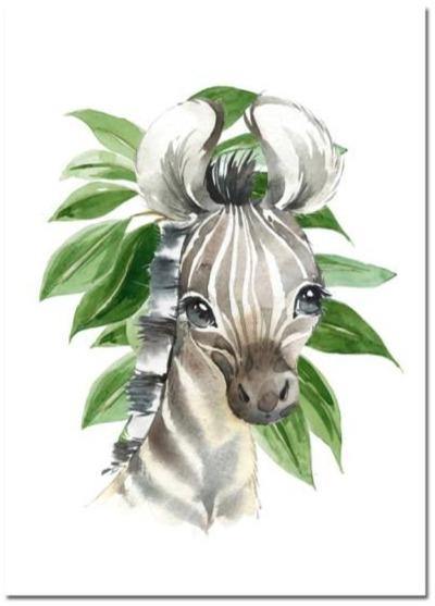 Kids room canvas art - Leaf and Leisure