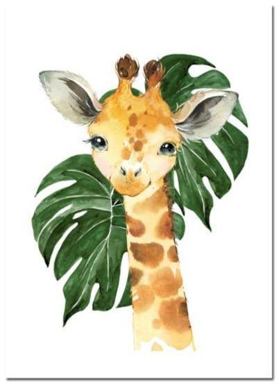 Kids room canvas art - Leaf and Leisure