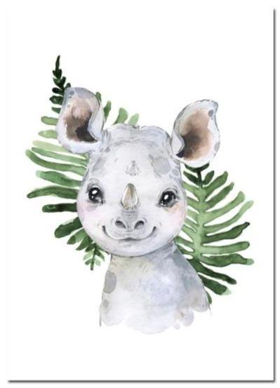 Kids room canvas art - Leaf and Leisure