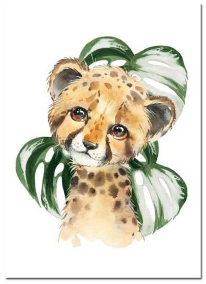 Kids room canvas art - Leaf and Leisure