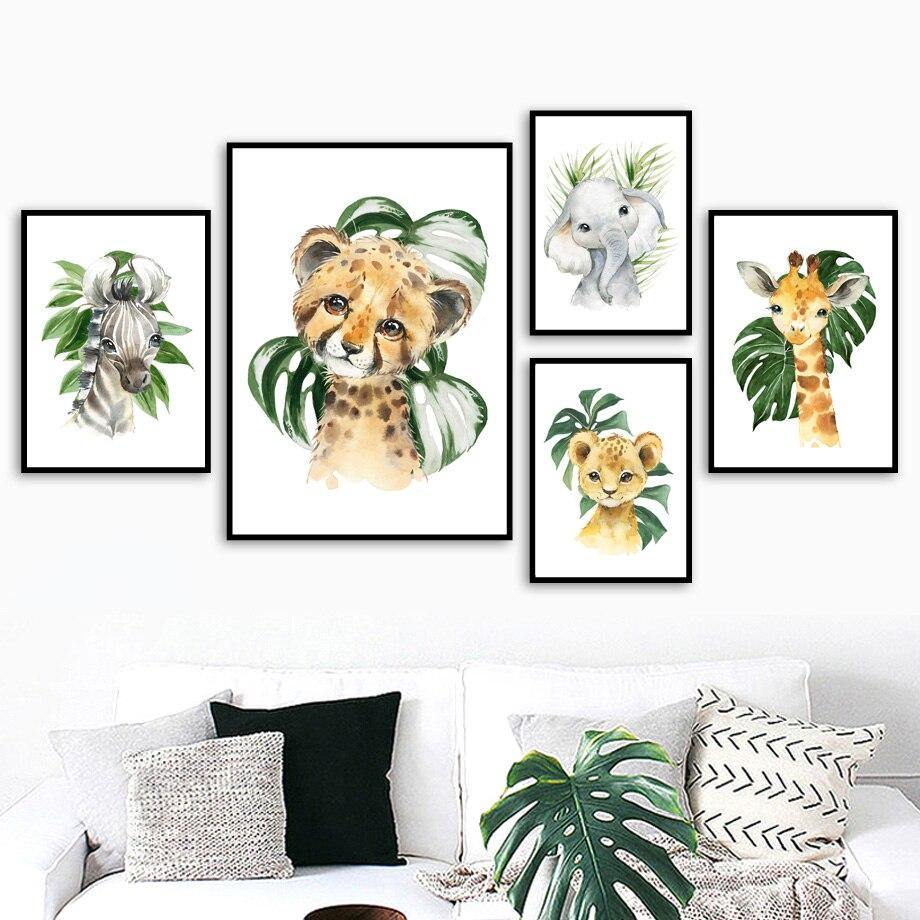 Kids room canvas art - Leaf and Leisure