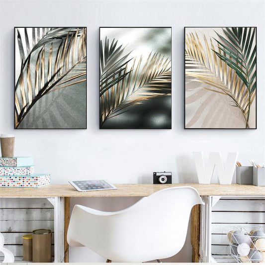 Palm canvas wall art - Leaf and Leisure