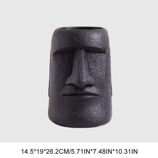 Man portrait pot - Leaf and Leisure