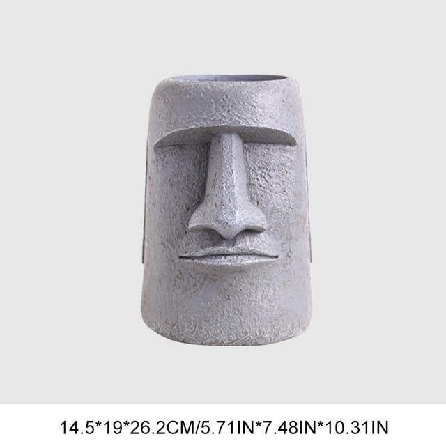 Man portrait pot - Leaf and Leisure