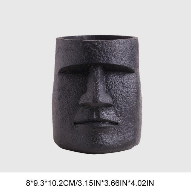 Man portrait pot - Leaf and Leisure