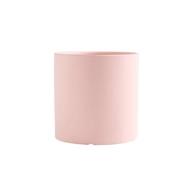 Ceramic Planter With Hole & Tray - Leaf and Leisure
