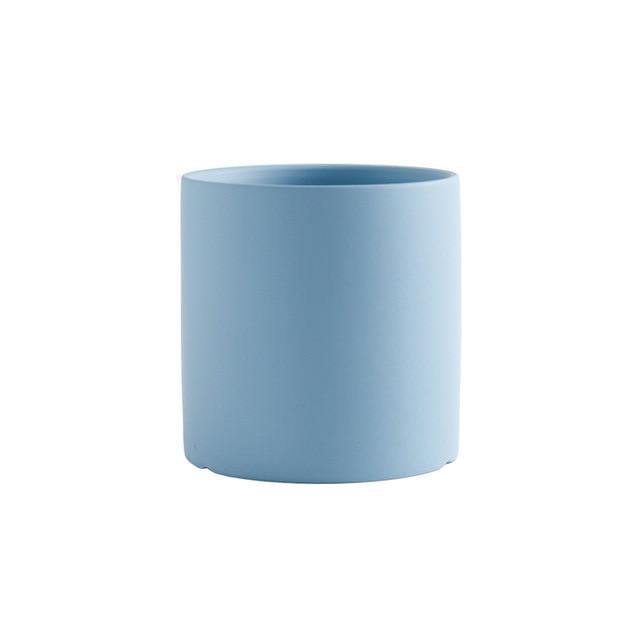 Ceramic Planter With Hole & Tray - Leaf and Leisure