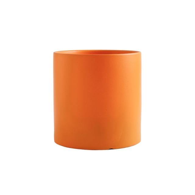 Ceramic Planter With Hole & Tray - Leaf and Leisure