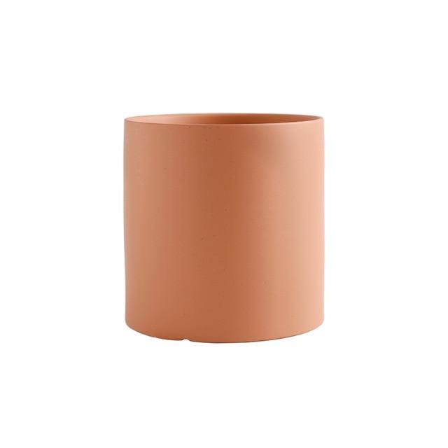 Ceramic Planter With Hole & Tray - Leaf and Leisure