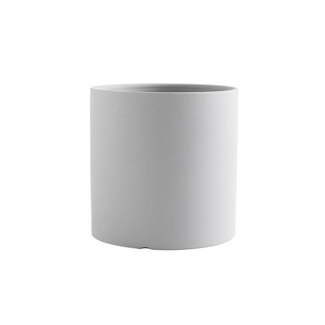 Ceramic Planter With Hole & Tray - Leaf and Leisure