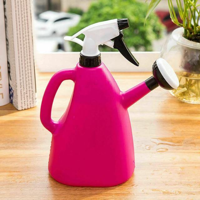 2 in 1 Plastic Watering Can - Leaf and Leisure