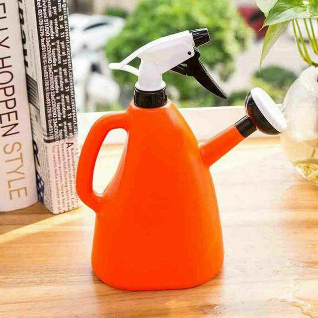 2 in 1 Plastic Watering Can - Leaf and Leisure