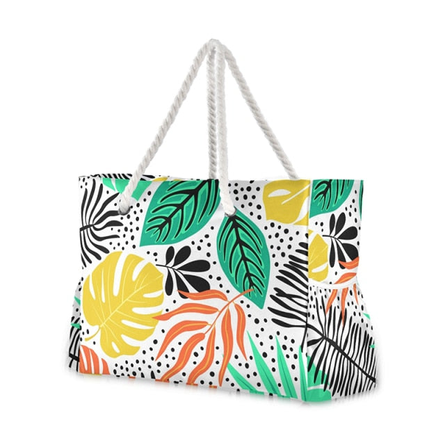 Beach tote shoulder bag
