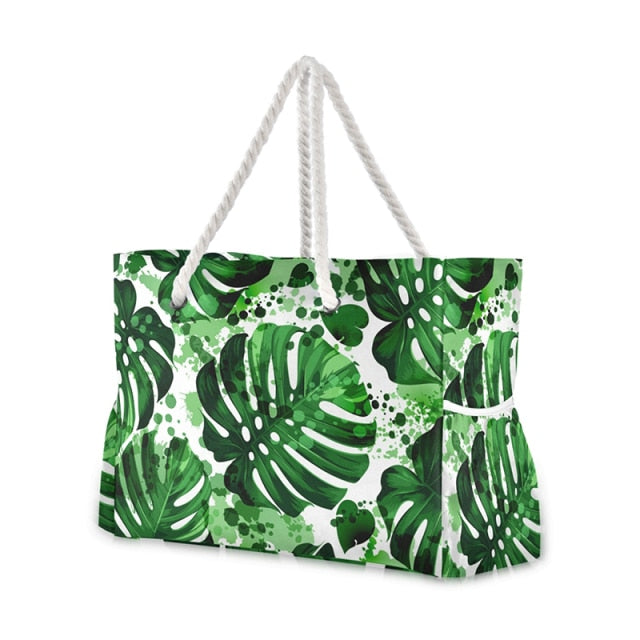 Beach tote shoulder bag