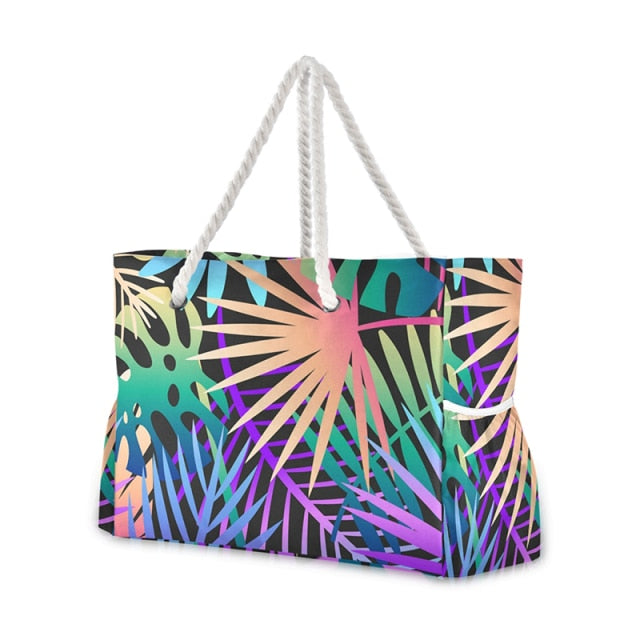 Beach tote shoulder bag