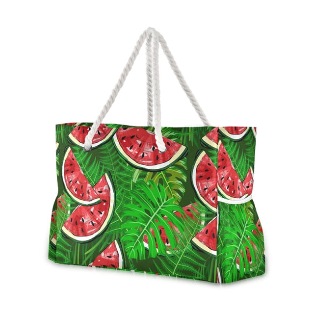 Beach tote shoulder bag